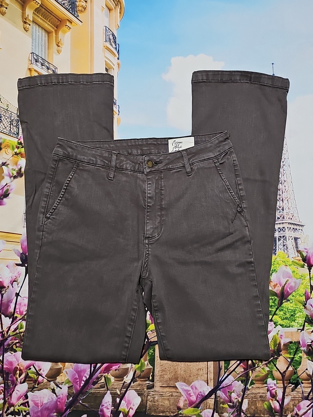 Cosmic Blue Love Brown Pants Size 28